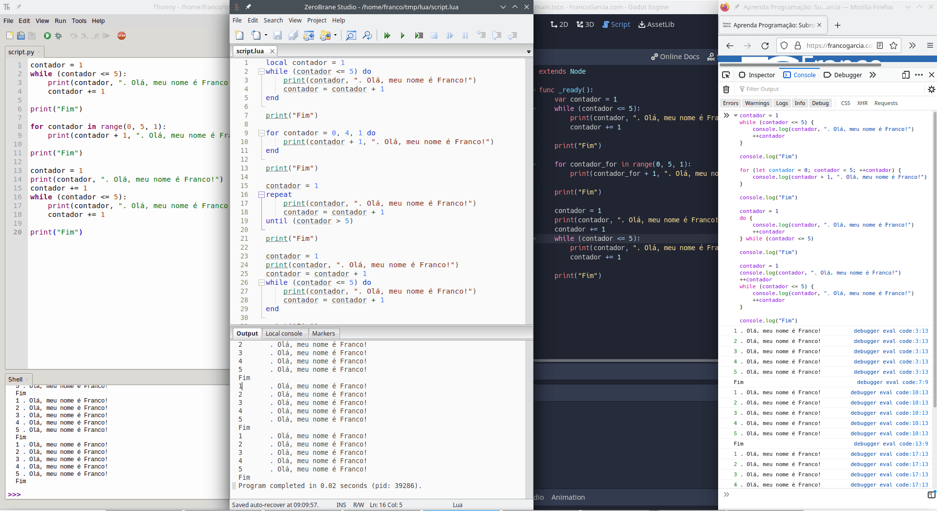 Learn Programming Repetition Structures Loops Franco Garcia