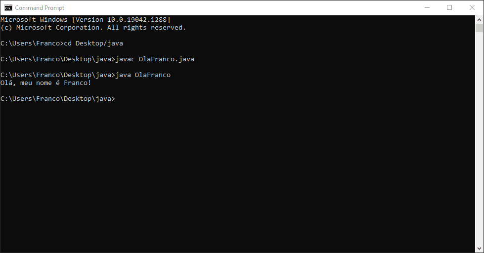 With a suitable codification (for instance, `windows-1252` for Portuguese), the accents will be shown on `cmd`.